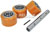 WH-746-AXLE-KIT|POLY WHEELS (3)/BRGS/AXLE 95D)